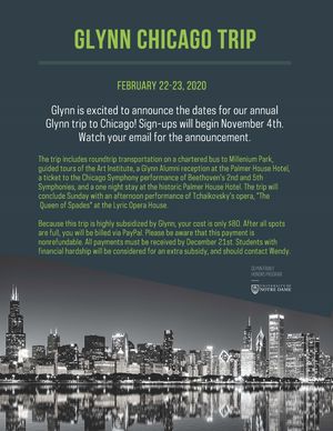 2020 Glynn Chicago Full Trip Website