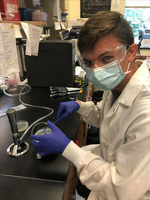 Daniel Fulkerson In Research Lab