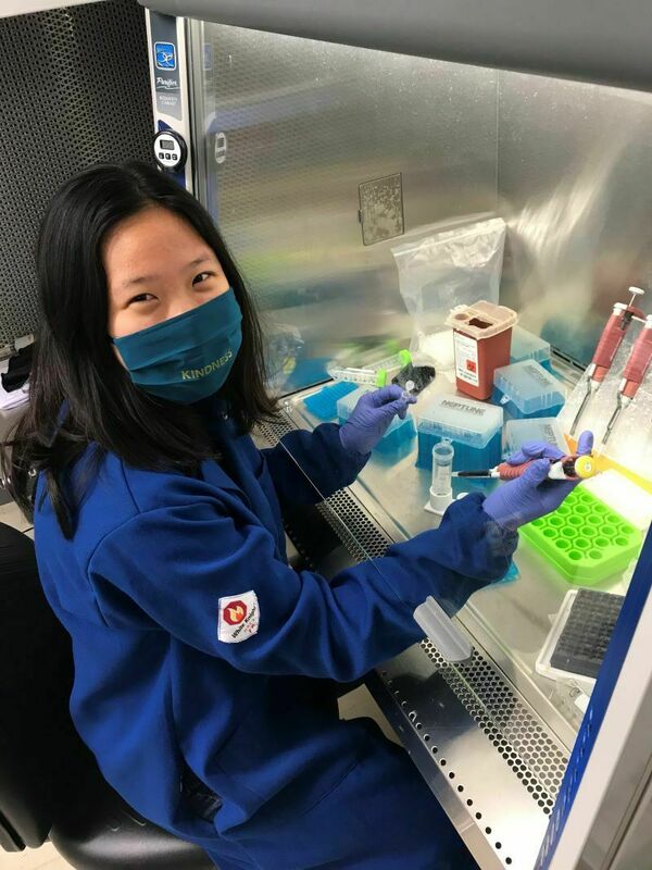 Mary Chen In Research Lab