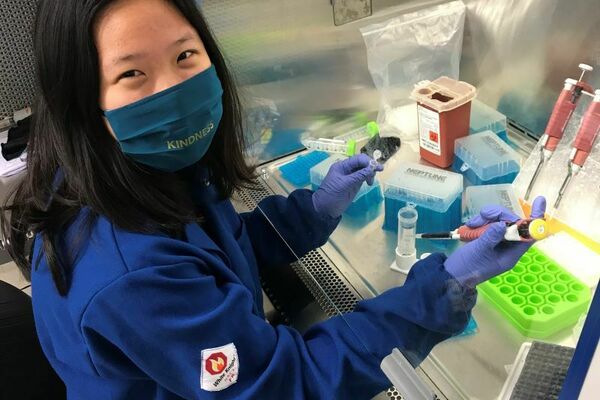 Mary Chen In Research Lab