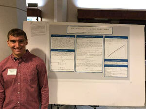 Andrew Burke With Presentation Poster