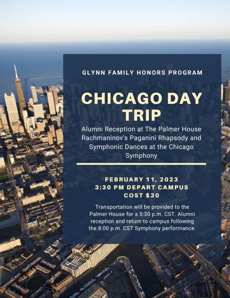 Upperclassmen Chicago Day Trip Poster