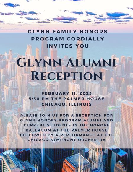 2023 Chicago Alumni Reception Poster